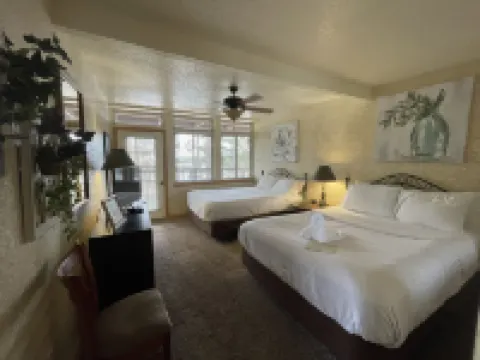 Mountain Harbor Lodge在歐阿奇塔湖上的小屋，由RedAwning提供