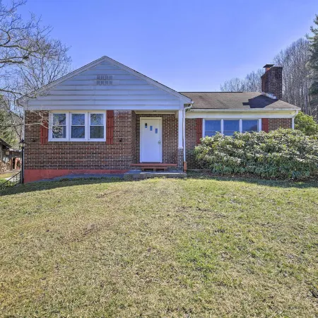 Quaint Creekside Home w/ Spacious Deck & Yard