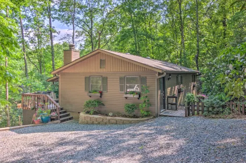 Beautiful Connestee Falls Home w/ Porch in Brevard - parking