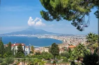 Panoramic old renovated mansion with a breathtaking view