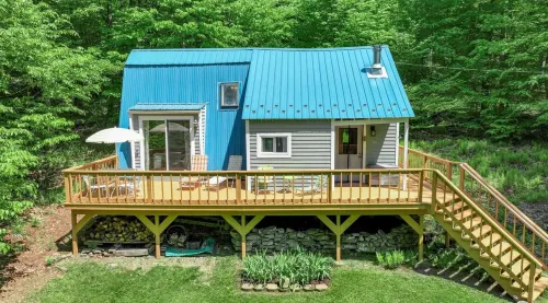 Peaceful Livingston Manor Cabin in the Woods 로클랜드 호텔