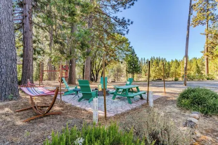 Family & Dog friendly Fenced 5Acr: Pool Table, Playground, Firepit, BBQ, Starlnk