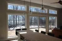Unwind at BasinView Retreat: Luxe Waterfront Cottage with hot tub & beach access