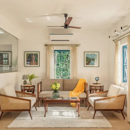 Sanctuary by RÊVE Escapes - Premium 3 BHK Villa Near Morjim Beach