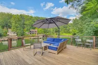 Waterfront Lake Lure A-frame w/ Dock & Scenic Deck - 4-Star