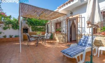 2 Bedrooms House at Nerja 300 m Away from the Beach with Sea View Private Pool and Furnished Terrace