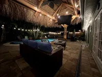 Private Resort Style Home w/ Heated Pool and Hot Tub - 5 min walk to Cocoa Beach - Private Pool