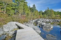 NEW custom cabin on private cove! Gateway to Acadia! 3 acres! Family friendly!