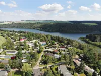 Vacation home Seeblick Sauna use at the Zeulenrodaer Meer, enjoy nature and tranquility