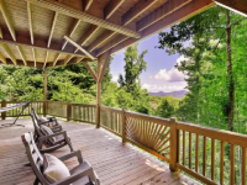 Elk Mountain Lodge: An AVL Mountain Escape w/Hot Tub, Fireplace, Hi-Speed Wifi