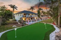 Spacious Villa with Heated Pool, Golf, Game Room, Basketball, Pool Table, Bikes