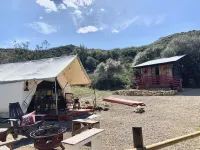 Luxury Safari Tent in Santa Monica Mountains close to Malibu and beaches Hotels near Point Mugu Beach