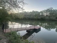 Experience Glamping in style. Private Hot tub spa! Private lake -Pet Friendly