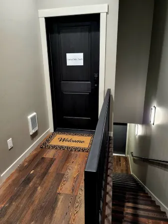 Downtown Whitefish awaits you at Central Ave Suite, Modern luxury.