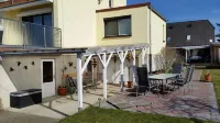 Vacation on the Baltic Sea surrounded by greenery