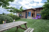 Eco country house near Costa Brava. Garden, pool and views