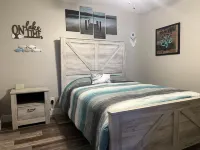 Lake Front Home with 3 steps to water, private dock, quiet cove & flat yard