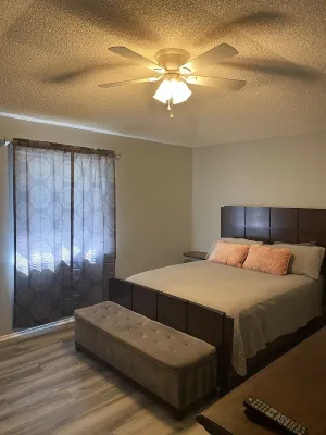 Cheerful three bedroom home with a pool