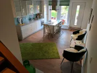 Vacation near the beach on a converted courtyard