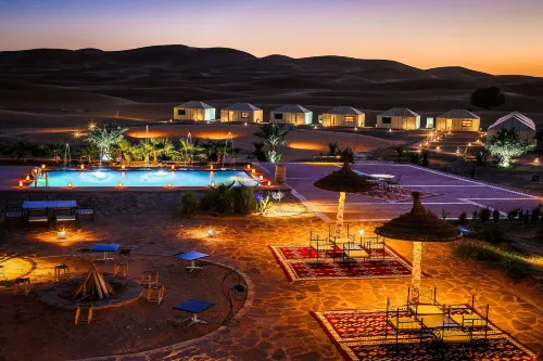 Yakout Merzouga Luxury Camp - Mountain view