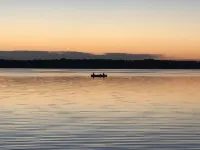 Classic Lake Sallie Hideaway with Wonderful Sunset Views