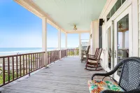 Gorgeous Beachfront Home w/ Oceanfront Views, Deck, Beach Boardwalk & WiFi
