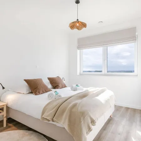 Apartment With View of the Port of Zeebrugge