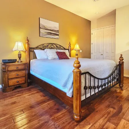 Upgraded Golfer's Oasis! Heated Pool, BBQ, Gate Guarded & Pet Friendly!