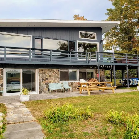 Direct Waterfront! 230ft of frontage. 6BRs, 2BAs and beautiful views!