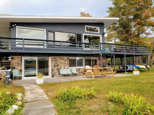 Direct Waterfront! 230ft of frontage. 6BRs, 2BAs and beautiful views!