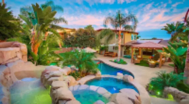 Panoramic Ocean Views, Private Heated Pool, Spa, and Waterslide!