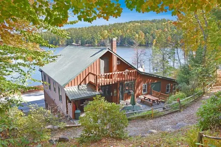 This is a beautiful house that sits facing Loon Lake! Amazing views and dock!!!