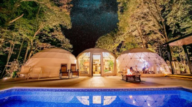 Nakatsugawa Glamping Morinosora 鄰近石頭博物館的酒店