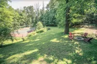 Pool, sauna, large 2000sf deck, tennis court, a private trail, 15.5 acres