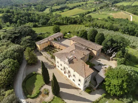 Camere All'ultimo Piano di una Villa Rinascimentale Toscana