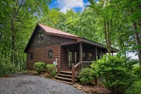 Mountain Views! Private Cabin, Firepit & Hot Tub, Fireplace--Dog Friendly! - Mountain view