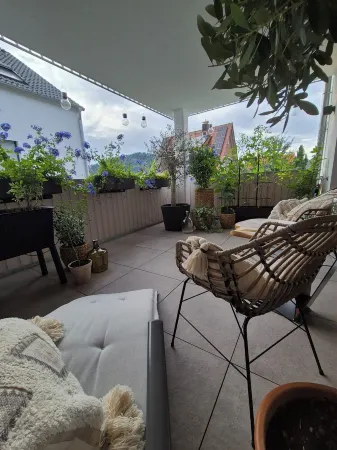 High-quality furnished apartment, central and quiet near Lake Constance Отели в г. Рилазинген-Ворблинген