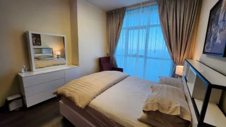 Ocean View Family friendly  two bedroom apartment right opposite the Ajman Sea!