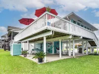 Steps to Pirate Beach: Galveston Home w/ Deck! Hotels near West End
