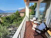 Villa Dora below