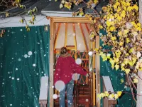 Brand New Yurts in the wilds of MT-Stay @ GNP like no other! 7mi. from W Glacier Hotels in Coram