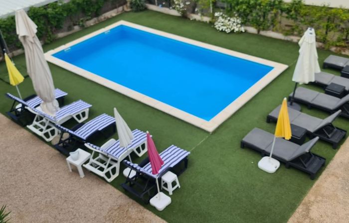 Ilsad Apartments, Apartment with Pool 80 Meters from se, Sea View from Balcony