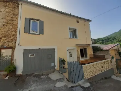 old stone village house