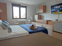 Studio with parking at the door and Wifi.