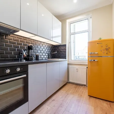 Stylish old building apartment with 2 bedrooms - 200m to the Elbe - close to the center