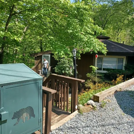 Winter is here! We are very close to the slopes.