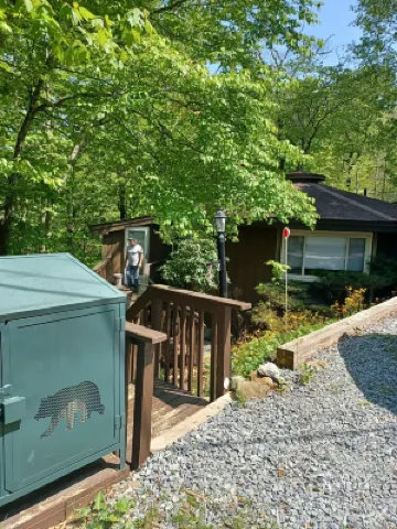 Winter is here! We are very close to the slopes.