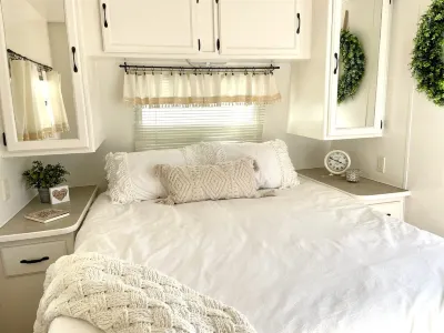 Charming Farmhouse in a Travel Trailer