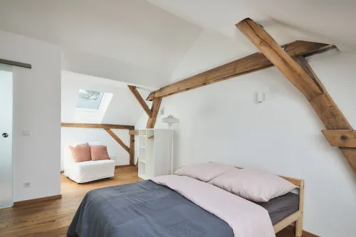 Maisonette Apartment "Kranich" – 3 Minutes from the Lake, Close to the Forest