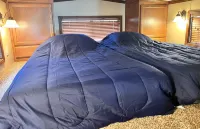 Cabin-style tiny home along best elk viewing road